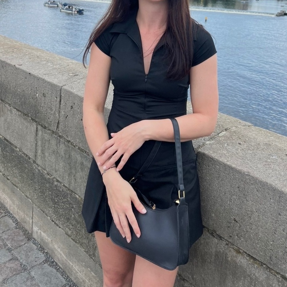 Zara black mini dress